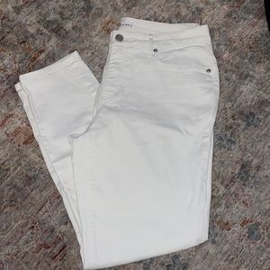 Loft White Jeans